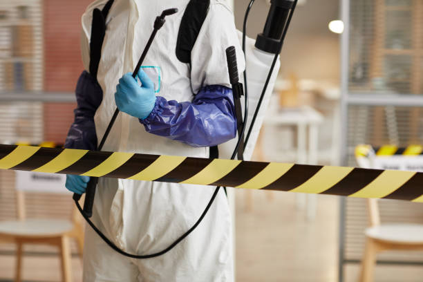Professional Biohazard Cleanup technician working in Ireton, IA